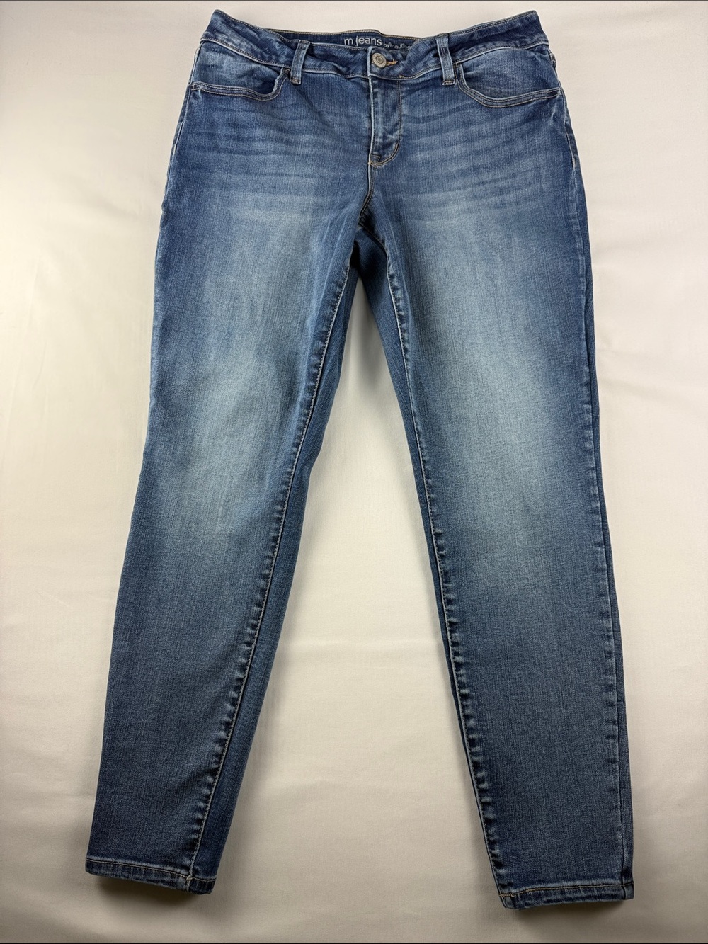 Maurices Mid Rise Skinny Jeans Women's Size Large Stretch Denim EUC